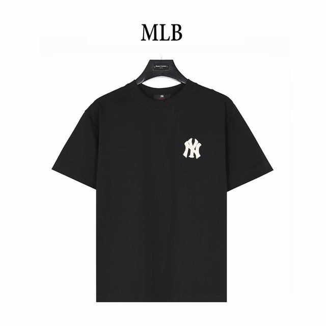 本地自取170（支持放店） mlb/洋基队 25Ss 立体Logo刺绣短袖T恤 购入原版开模打造，全套定制辅料，所有细节完美还原 定织定染260G纯棉双纱紧密棉