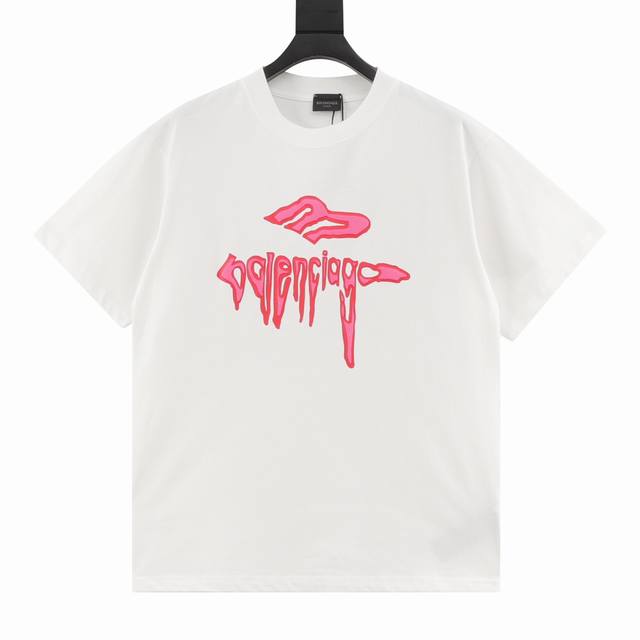 120 balenciaga巴黎世家 Blcg 3M新款Logo溶解字母短袖T恤 颜色：黑色 白色 码数：S-Xl