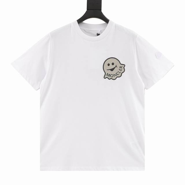 130 moncler蒙口Mc 精灵小怪兽徽标短袖T恤 原版杭州国专3300购入，面料采用32织双纱240克全棉材质，搭配1×1索罗那螺纹，印花采用进口胶浆工艺