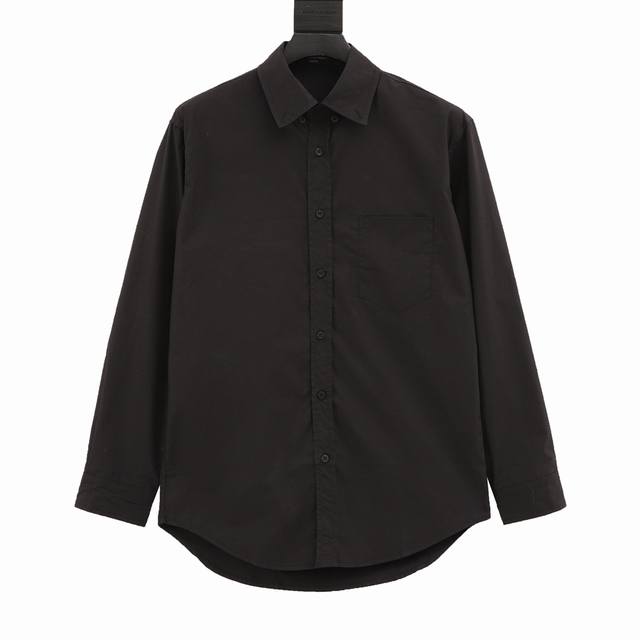 230 balenciaga/巴黎世家 黄胶带印花长袖衬衫 轻奢主义 男女日常通勤穿搭必备单品 正确版本 随意对比 详细特征 · 80支平纹进口澳棉高密府绸面料