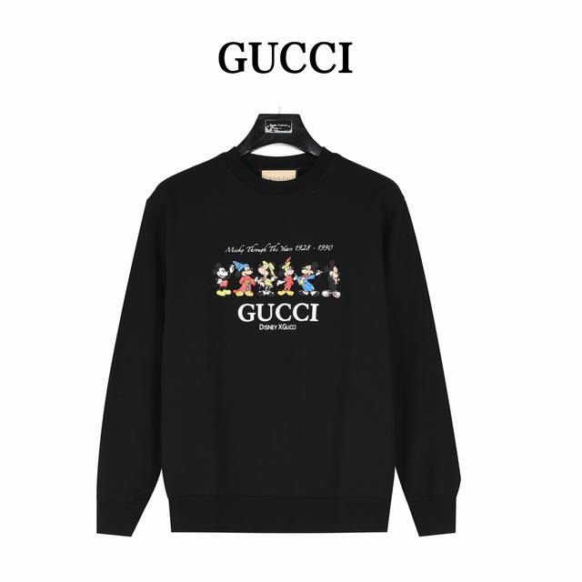 本地自取290（支持放店） gucci/古驰 彩色米老鼠棉发泡印花圆领卫衣 顶级制作工艺460克纯棉进口面料，专柜款独特设计， 采用进口高端订制进口丝线手感一流