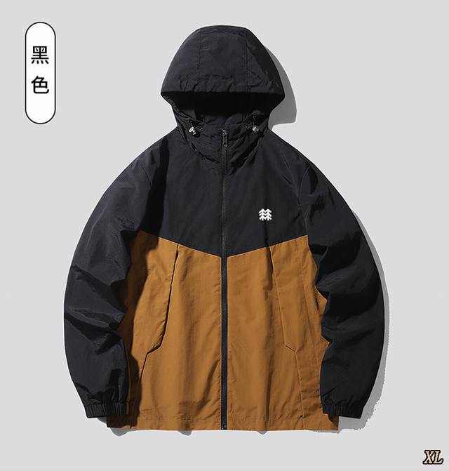 p190 Kolon Sport 可隆 独家实拍上新春季高品质连帽冲锋衣潮流新款撞色休闲运动拼接夹克春秋季风衣外套，本季主打，货源充足，放心主推，高端品质，经典