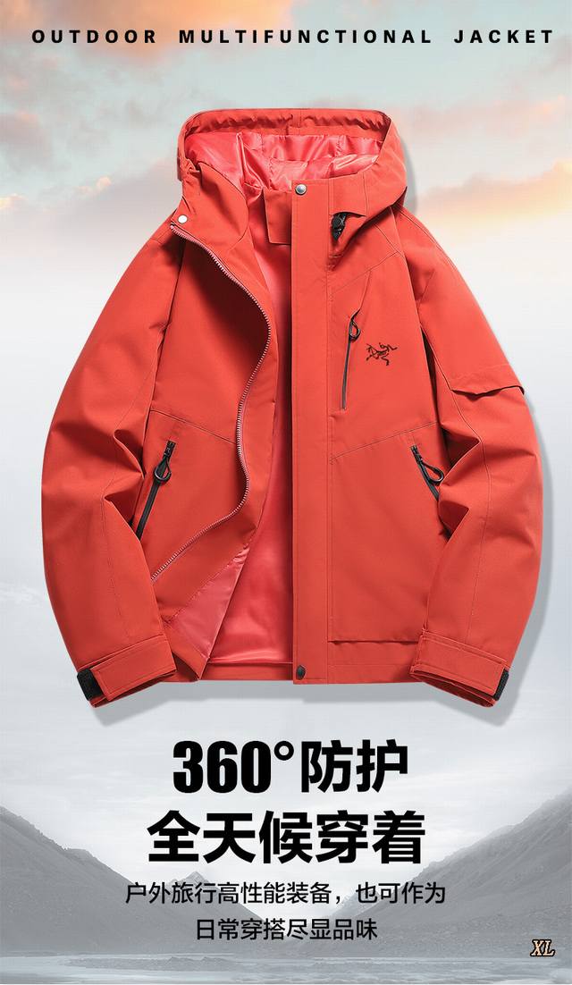 p200 Arc’Teryx始祖鸟 独家实拍上新春款情侣简约时尚户外休闲连帽三防冲锋衣高品质登山户外情侣冲锋衣，本季主打，货源充足，放心主推，高端品质，经典设计