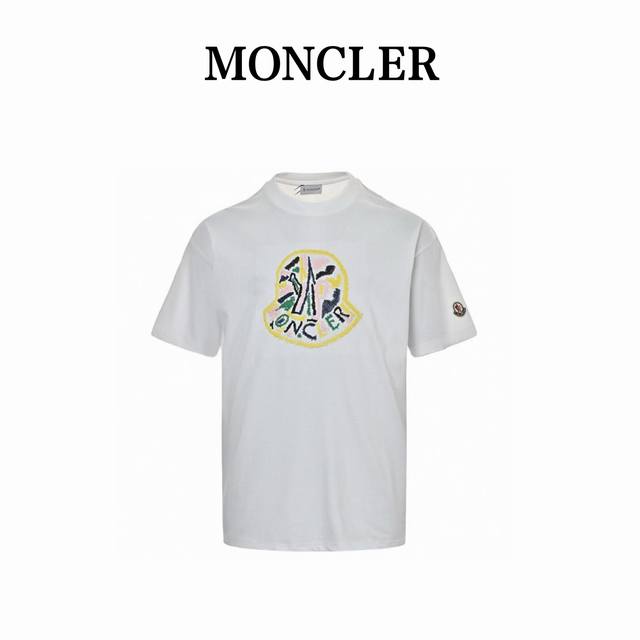 本地自取160 moncler/蒙口 25Ss 刺绣Logo短袖 官网同步，专柜纯棉面料！贴肤舒适，耐看又好穿，经典简约Logo设计，原厂工艺一丝不苟，型男型女