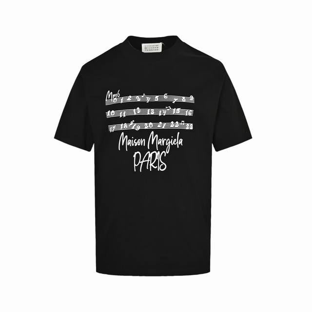 本地自取: 160 maison Margiela/马吉拉 25Ss 音符字母印花短袖 size:Xs-L