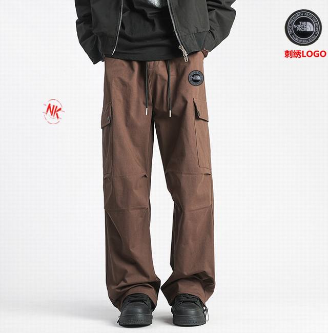 160 刺绣Logo 北面The North Face经典Logo三防复合冲锋裤男春季裤子。 老渠道精品推荐2024一款绝杀的机能伞兵裤工装裤潮流宽松直筒休闲裤