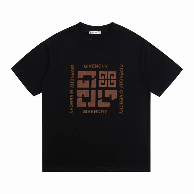 上新 本地最200 高品质 givenchy/纪梵希立体硅胶压花新款T恤 25Ss春夏新品，前幅小字母Loog，后幅大字母Logo，采用环保硅胶片，无甲醛，对身