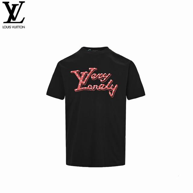 本地自取：170 louis Vuitton/路易威登 24Ss 菲董联名印花Logo短袖 - 胸前品牌字母印花后背贴布Logo大牌感十足 高端大气完美演绎 经