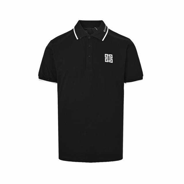 本地自取：170 givenchy/纪梵希 经典刺绣徽标Polo短袖 选用棉质珠地网眼布打造，定制材质260G长绒棉。衣领为双系统提花定织扁机制成，有弹性，不变