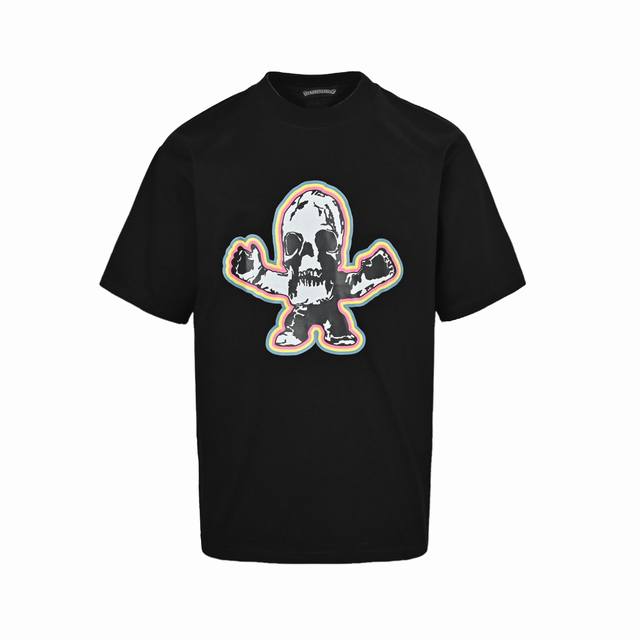 本地自取: 170 chrome Hearts/克罗心 25Ss 骷髅头前后印花短袖 size:Xs-L