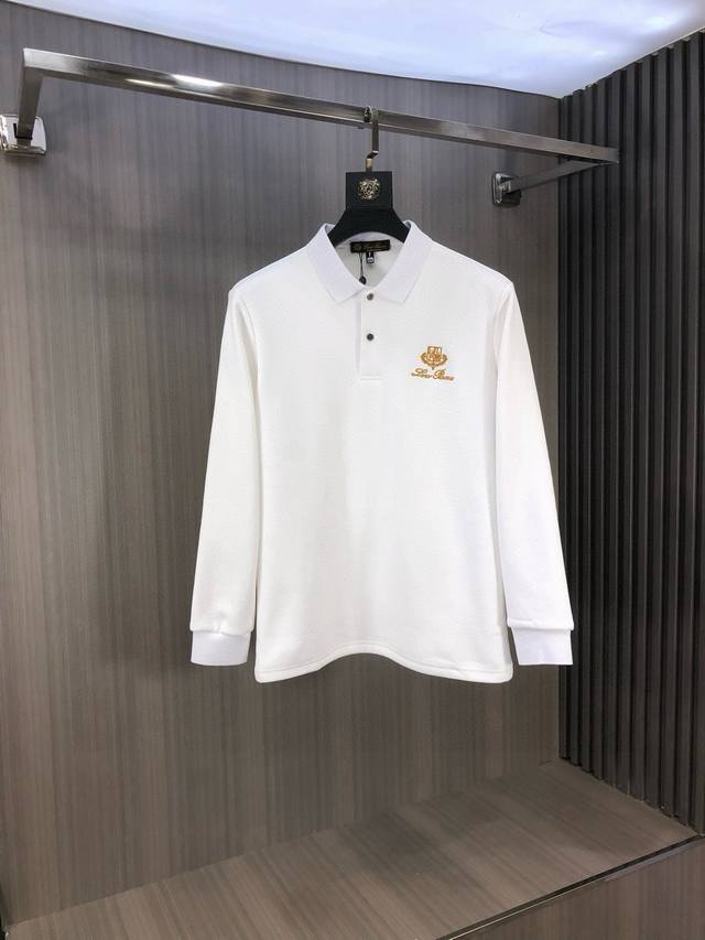 p260 Lp。内里加绒 专柜大爆款Polo长袖T恤绣花工艺休闲时尚外穿 内搭必备款，定制进口朱地棉面料，面料手感细腻，贴身舒适不扎肉，上身版型好 穿着保暖，专