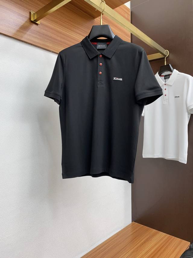 p290 Kiton 2025Ss经典时尚翻领 Polo衫短袖 贸易公司渠道订单，官网同步发售，简约大气，时尚百搭，品相更是无法挑剔更不易褪色彰显出别样的风味