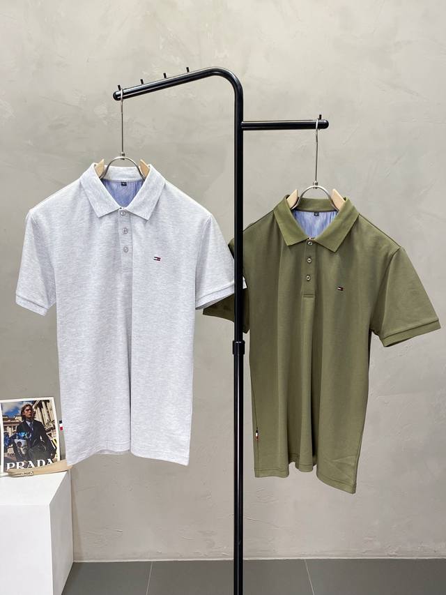 p250。Tommy汤米独家专供新款原单男士休闲短袖 高端定制 高版本 时尚百搭爆款进口面料 手感超柔软细腻 穿着亲肤舒适 高端精品 代工厂精细做工 上身非常赞