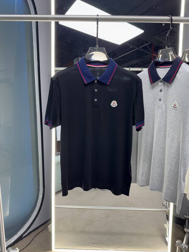 p310 上新 25Ss M家 早春新款起脚平纹面料 Polo 原版定制 进口纱线色染 经典百搭 码数48-56