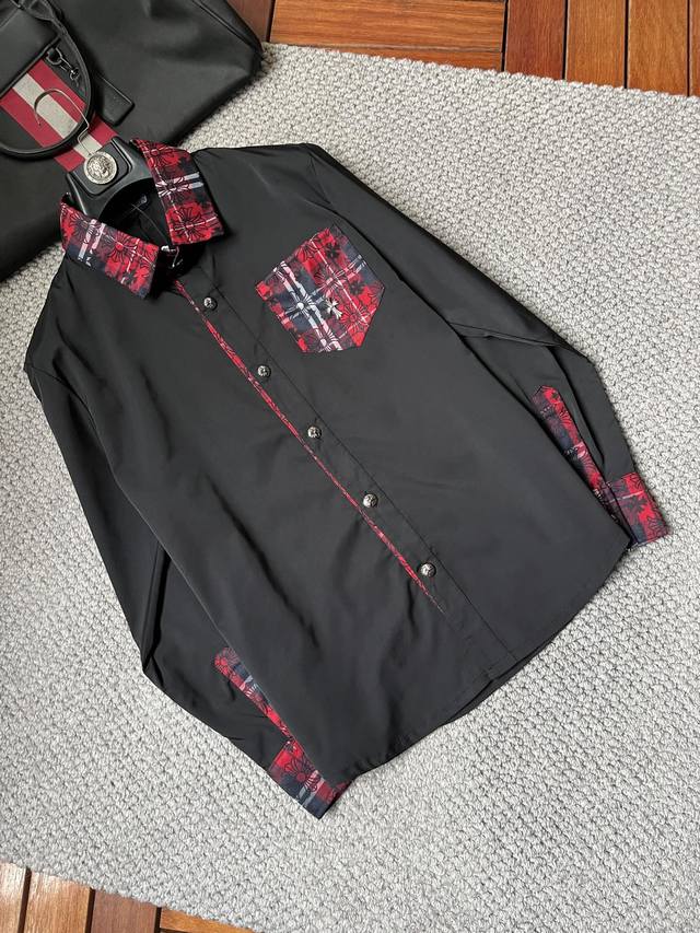 p250克罗心2025春夏新品 三标齐全 衬衫 好货不用过多介绍 看细节 专柜码数：M-Xxxl 175/140建议L