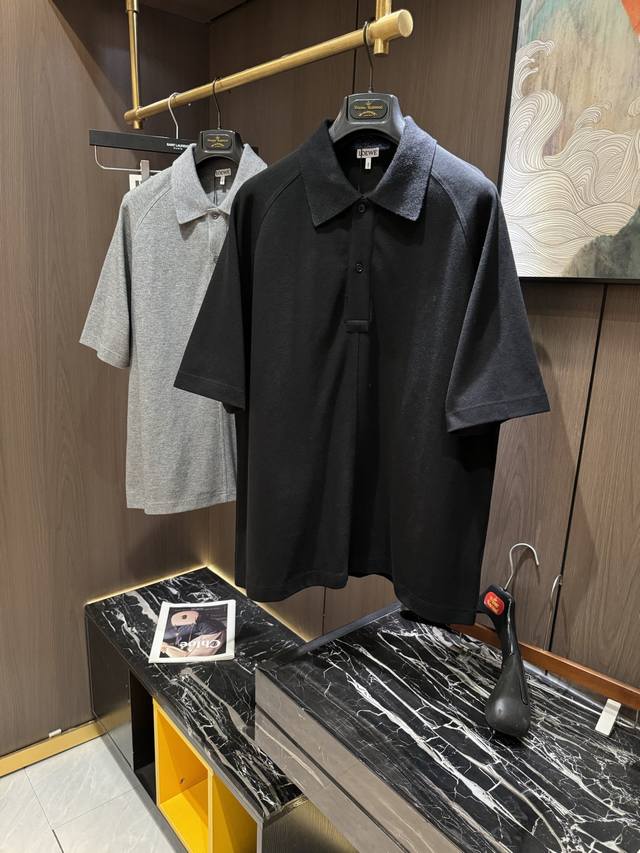 p310 罗意威 专柜同款 宽松Polo 代工厂出品 面料 珠地复合 尺码S-Xl 尺码表 S肩围51胸围116 M肩围52胸围120 L肩围53胸围124 X