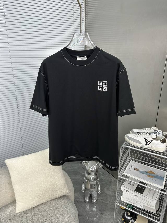 P230 Givenchy纪梵希 2025Ss春夏高品质高克重索罗纳纯棉T恤，工艺品级别，重工工艺，尊享好货，车线做工符合精品要求，超级好搭配，品质及剪裁设计都