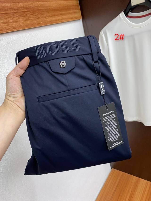 p230 Boss 超A代购级别强货 2025春夏专柜新款 Boss家专柜直供产品，顶级原单商务正装直筒男士西裤春夏休闲裤。 25Ss春夏高端男士定制专柜高级品