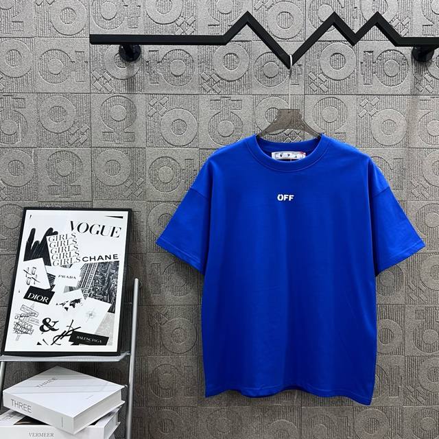 120 off-White 箭头字母印花 大Logo刺绣 原版面料 官方同款 短袖T恤 定制 同缸染面料 手感非常舒服 春夏最新砖柜同步 时尚又个性 超级百搭好