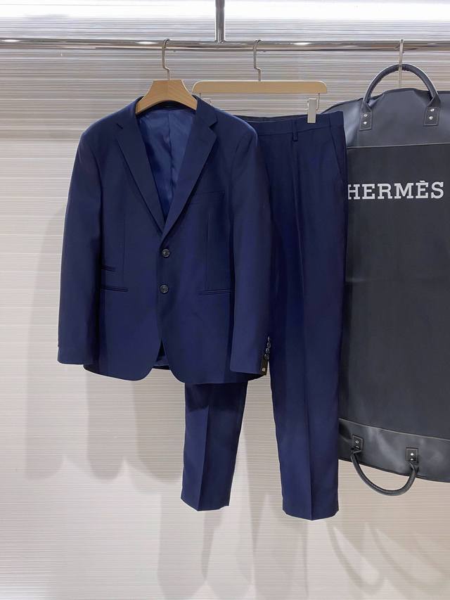 p1140(新品)H/马家男士高端商务羊毛西服套装（专属收纳袋装）贸易公司渠道臻品，高奢顶尖品鉴货，25年F/W春夏官方新品，年度殿堂级Top产物！！ 极为奢华