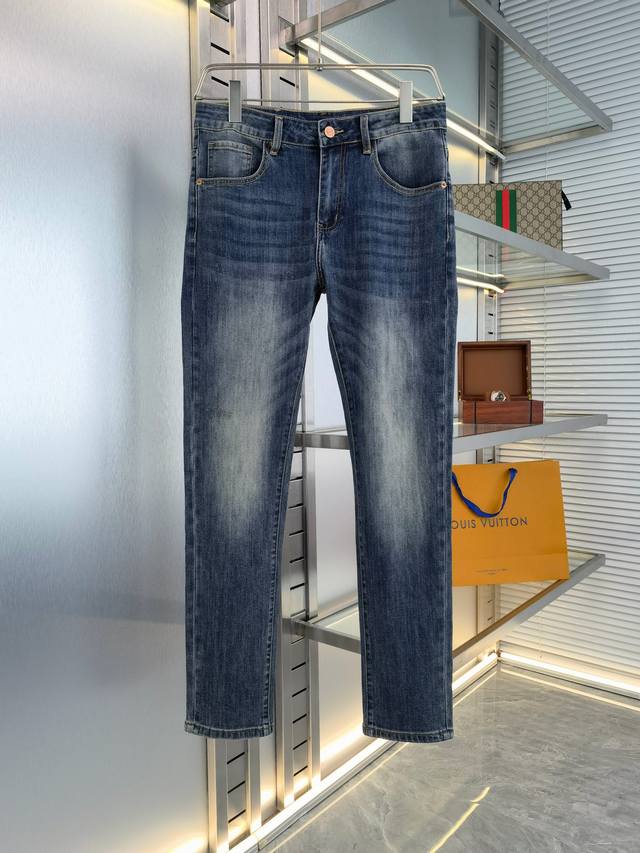 p170 Chrome Hearts 克罗心 2025Ss春夏时尚新品 高端奢华定制修身小直筒牛仔裤，客供水洗弹力面料 精仿棉纱混纺 面料舒适柔软 经典小五金配