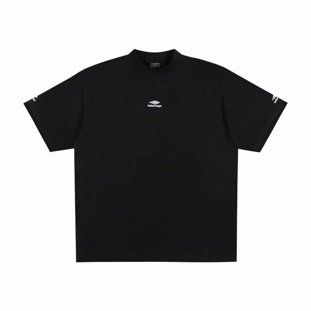 p140Blcg刺绣3B短袖T恤、M小标Logo字母重工刺绣、三标、面料皆对版、顶级品质、300克重磅洗水纯棉面料、轻薄透气、吸湿强且不易褶、搭配高端螺纹、走线