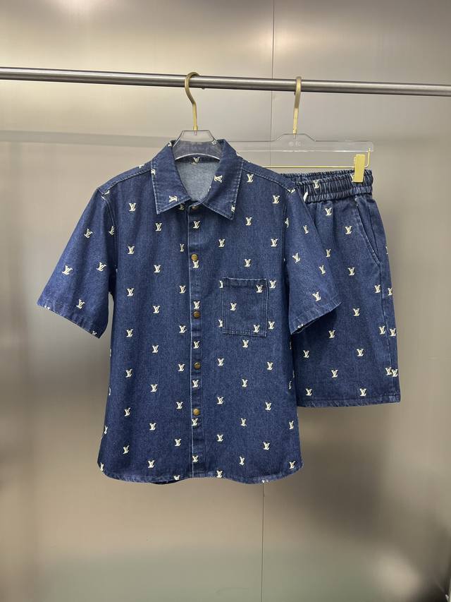 p380 Lv 2025牛仔套装上新 颜色：蓝 码数：M-3Xl