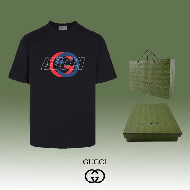 #110「顶级代工品质」 《Gucci~古驰》24Ss 经典T恤短袖 不需要所谓烂大街的华丽文案 主打品质 - 面料经过2次高温缩水固色 不变形不缩水不起球 -