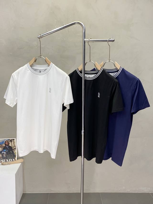 p220。Bc-Brunello Cucineli 布鲁内洛 库奇內利独家专供新款原单男士休闲短袖 高端定制 高版本 时尚百搭爆款进口面料 手感超柔软细腻 穿着