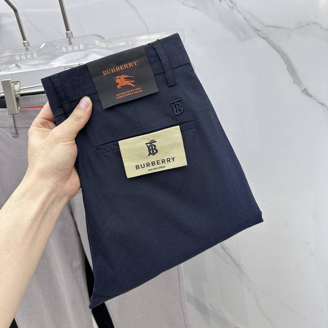 p260 Burberry·巴宝莉 2025春夏新品休闲裤西裤，官网同步发售，裤身工艺设计，进口客供辅料、面料丝滑垂感强，代工厂出品免检！每个细节做到极致，原版