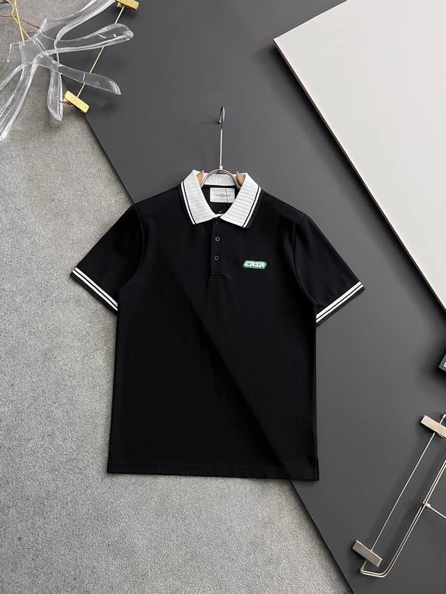 p230）Cas* 25Ss最新独家研发纯棉Polo功能性T恤、 抑菌 高弹功能性Polo男士短袖Polo衫，品牌最新设计元素！既不单调也不复杂,恰到好处的展现