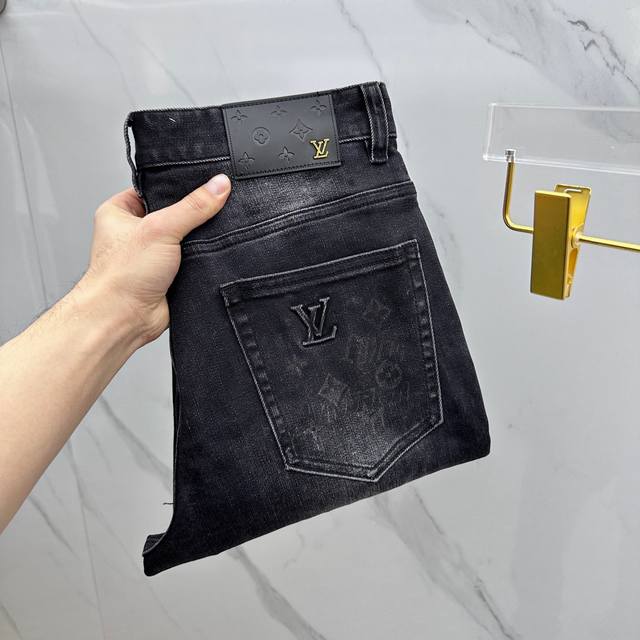 p270 Louis Vuitton·路易威登 高端定制、2025早春最新款牛仔裤 柜台同步发售 进口固色面料 原版定制复刻 客供五金辅料 原单品质 重工洗水