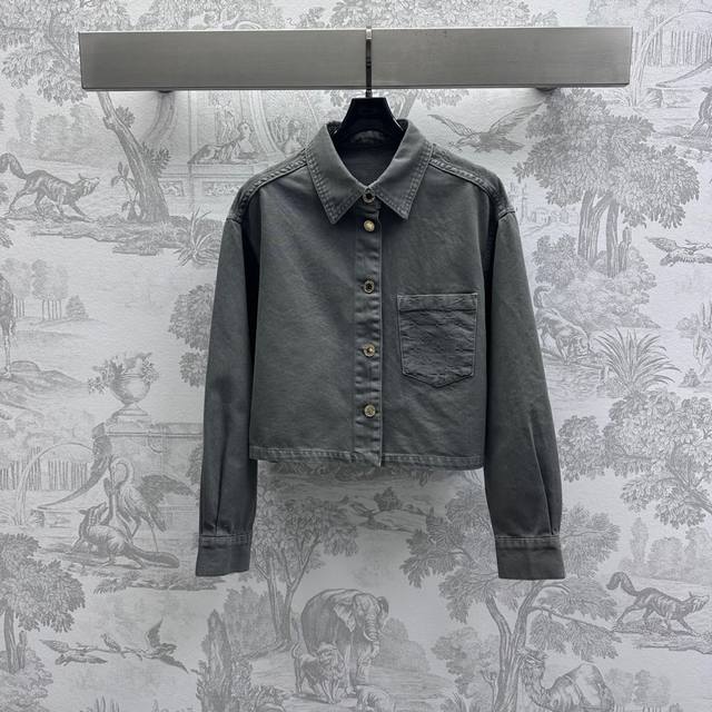 p290Louis Vuitto*2025新品上架 提花口袋牛仔衬衫 定制Yb进口斜纹棉牛仔材质 多重酵素水洗工艺 面料手感柔软舒适 立体裁剪简约大气 凸显气质