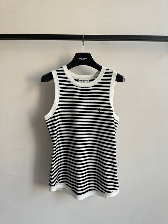 p260 Saintlauren* 新款，条纹背心ＳＭＬ.