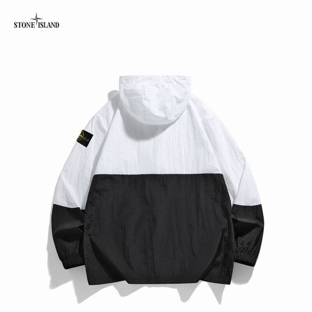 上新 ！！ ！！！ Stone Island石头岛 美式户外设计感超强防晒指数50+透气宽松百搭连帽皮肤衣外套 高品质潮款 网络线上 海内外人气爆款∽ 采用新颖