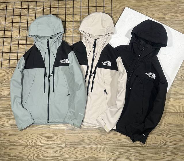 The North Face北面春秋Dryvent面料防风防雨冲锋衣男女户外外套！25春夏新款Thenorthface北面冲锋衣男女户外防风防水外套密Nj2-立