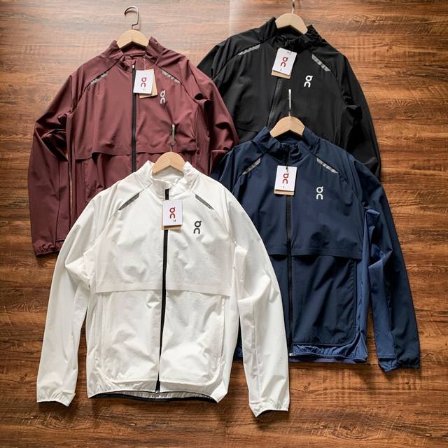On昂跑 Weather Jacket Insulated 男款轻量破风马拉松跑步夹克外套立领！！ Weatherjacket Insulate D在寒冷的日子