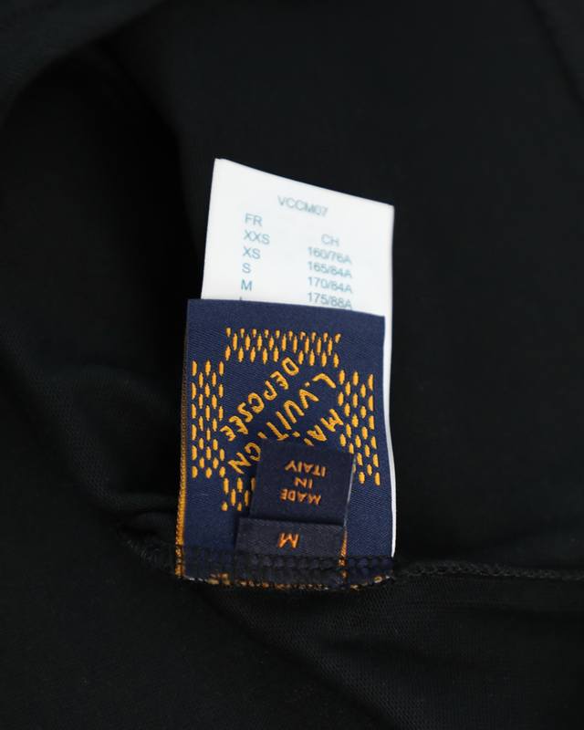 细节图# Louis Vuitton 路易威登Ss24贴布印花刺绣多拼款式短袖T恤 -面料采用320G 100%纯棉双纱面料 同缸定染特种加粗32支双股1X1螺
