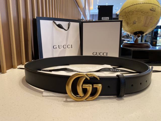 上新！ ，配专柜全套包装！古驰Gucci 头皮带男士无以伦比的配饰正能量冲击所有男神圣装 爱美之心对菲期待 幻想每个新款都来自天使壁画般的天马行空巨作！狠货级品