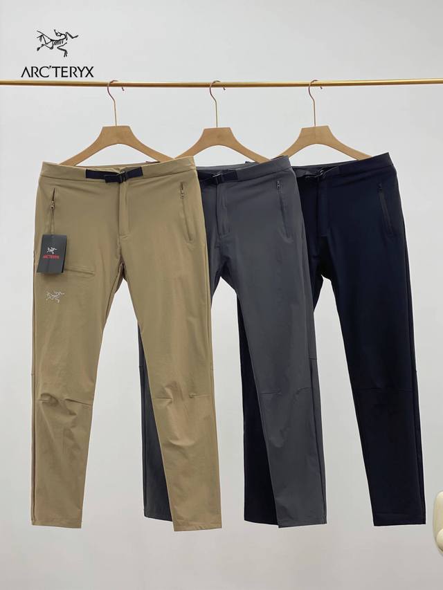 Arcteryx 始祖鸟男士春夏季户外轻薄休闲长裤，一条真正的多功能冲锋好裤，值得每一个热衷户外的男士入手 简约设计，没有多余的装饰，真正的大道至简的代表作，能