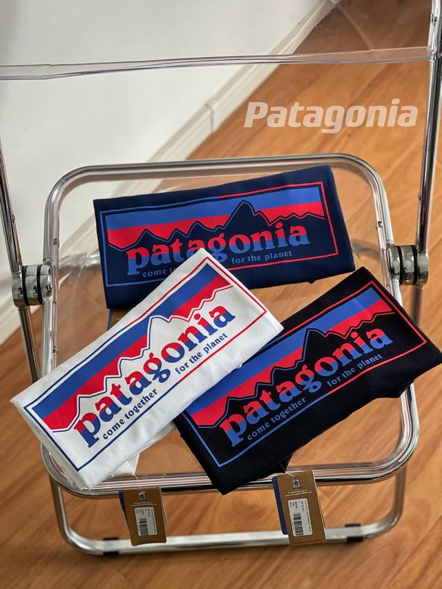 纯原臻品 原厂跟单 Patagonia巴塔哥尼亚彩色渐变山脉系列Organic T-Shirt 男女同款Logo印花短袖Tee 38569 -代工厂P跟单出品