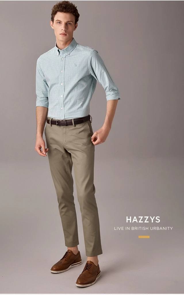 Hazzys 哈吉斯皇冠狗25夏季新款，运动透气薄款休闲西裤 客供进口臻选100%生态环保透气面料，非市面各种由涤纶、化纤、尼龙仿制的粗糙劣质面料 真正的运动面