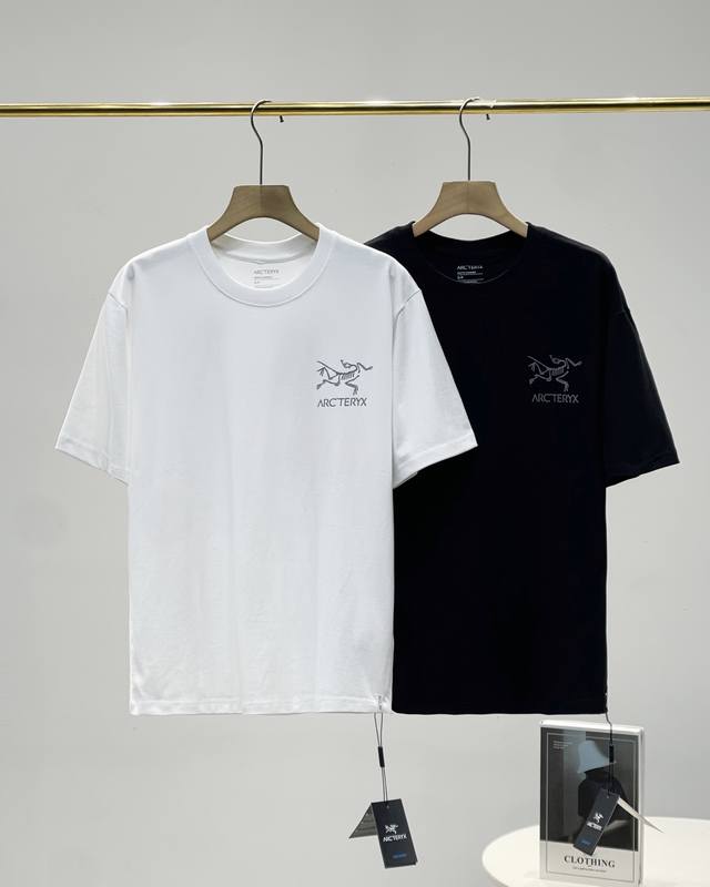 上新 尺码S到3Xl Arcteryx 始祖鸟25Ss万花筒Logo情侣款短袖T恤，最火的鸟家系列，你值得拥有绝佳夏季穿搭必备单品 经典百搭永不过时系列，男女同