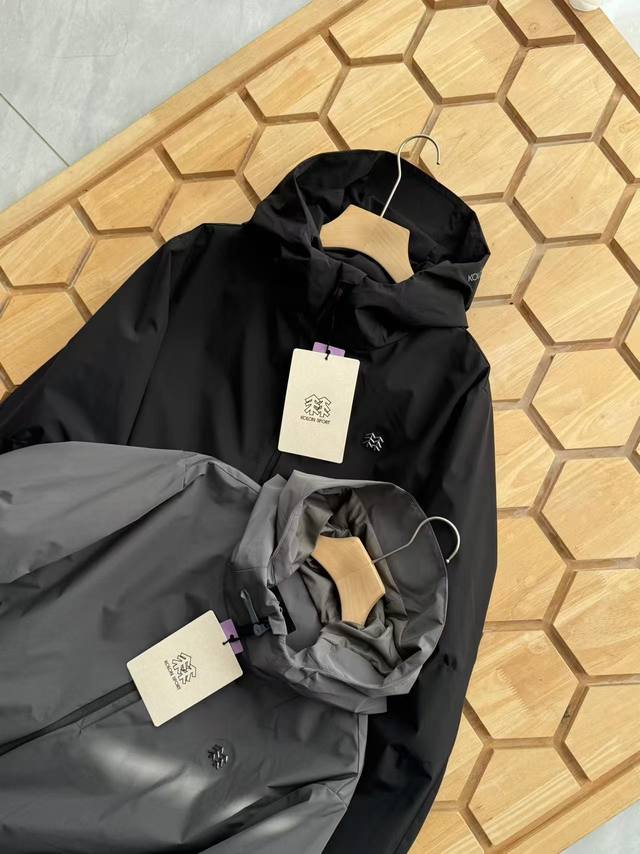 Kolon Sport可隆男士冲锋服防水夹克2L防风上衣户外外套冲锋衣1级 货号：Lhjk5Mnt01 官W价Rmb3020 25年春季新款，高难度夹克冲锋衣，