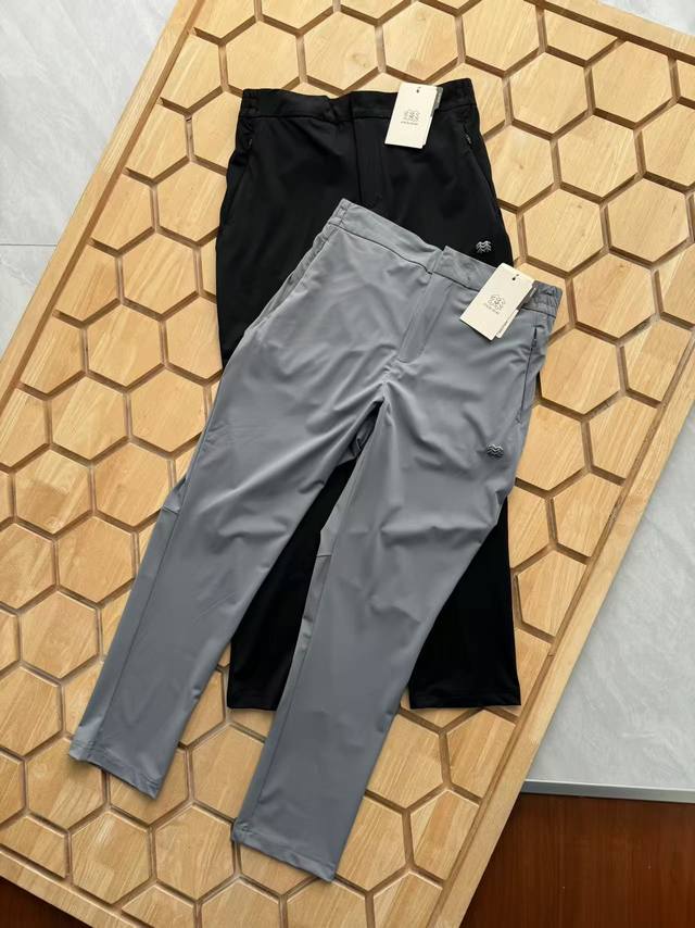 Kolon Sport可隆户外休闲裤防晒裤夏季凉感弹力针织运动长裤，商超同款 25Ss新款上新 官Wrmb1300 选用定制凉感针织面料，舒服透气防晒的同时，有