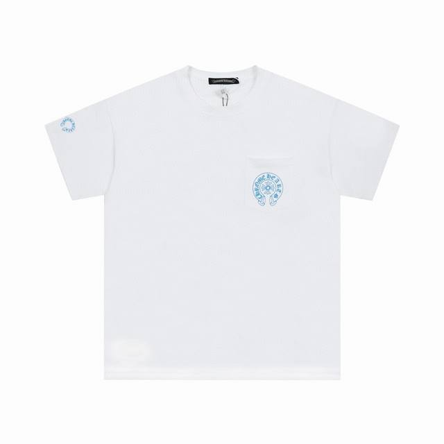 Chrome Hearts Ch 克罗心重工印花胸前口袋短袖 正确配置 市场最高版本 2025克罗心正品包装 原版开模 定制五金 辅料 实物超有质感 平台直播