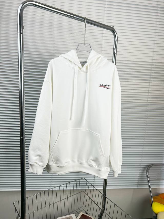 上新 Balenciaga ／巴黎世家经典可乐波浪连帽卫衣 Balenci Ga 巴黎＃永恒经典款，100％纯棉 X 最高版本独家订织订染面料质感超赞，面料用的