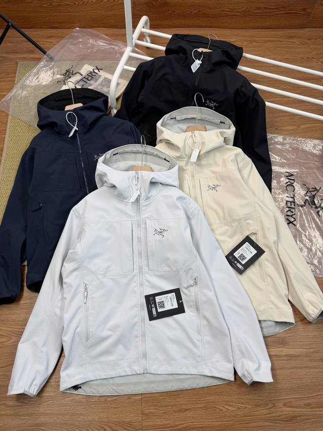 正版入手 顶级复刻 全压胶版本 全套1：1辅料 定制拉链头 Ykk拉链 Arcteryx Gamma Mx始祖鸟防风冲锋衣 Arcteryx始祖鸟 Gamma系