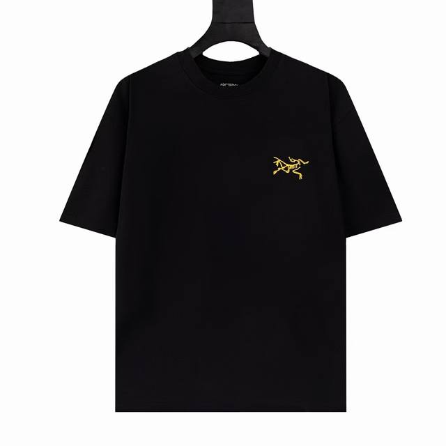 Arc‘Teryx 始祖鸟 Multi Bird Logo Ss后背字母印花休闲短袖T恤 采用250G 双纱纯棉面料 真正的爽滑棉 高温预缩处理 非常重磅手感细