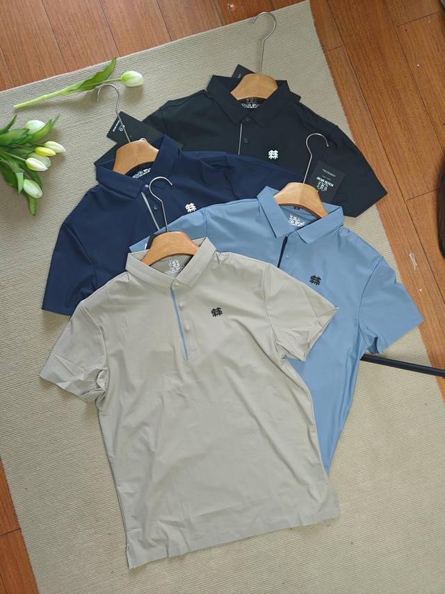 上新 跑量爆款 Kolon Sport 可隆 24Ss夏季新款翻领Polo衫户外透气短袖T恤 ，四色可选，休闲商务风十足，经典百搭永不过时系列，绝佳出行穿搭必备